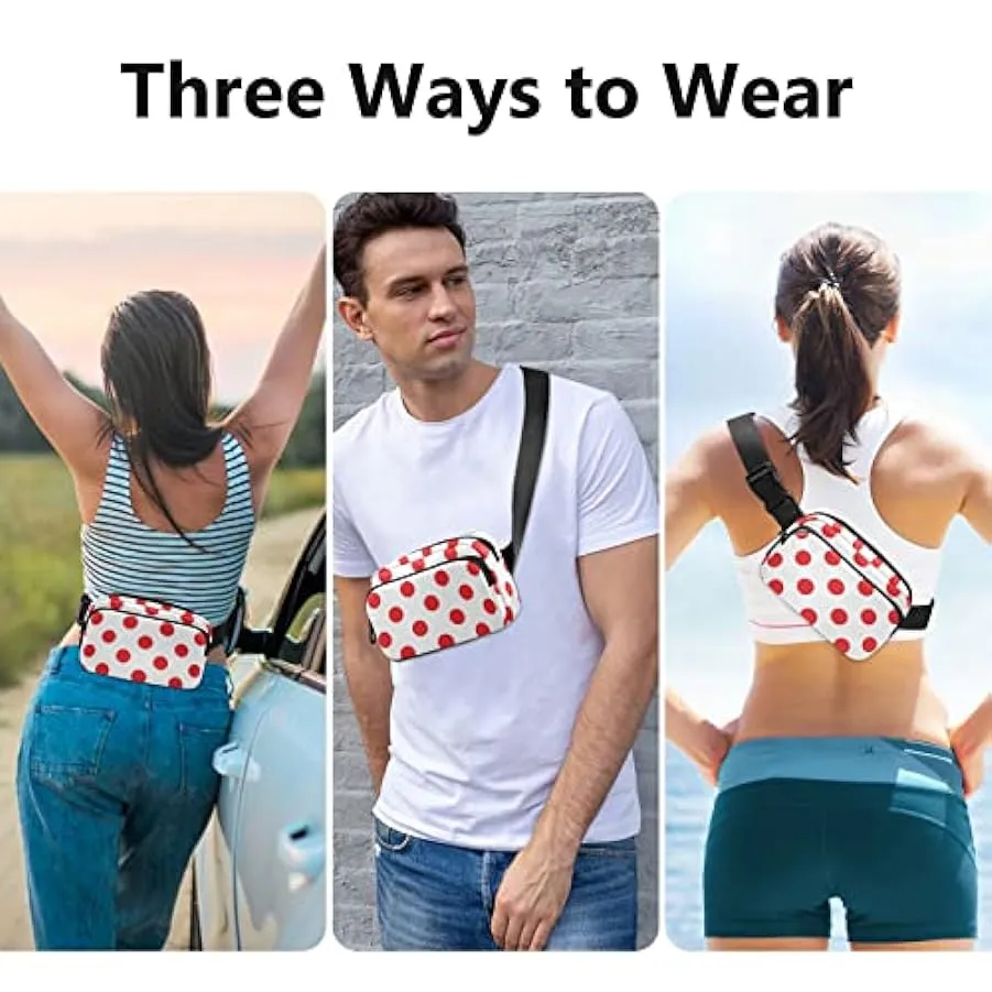 Marsupio a pois per donna uomo borsa a tracolla impermeabile ovunque borsa a tracolla borsa a tracolla borsa a tracolla alla mod