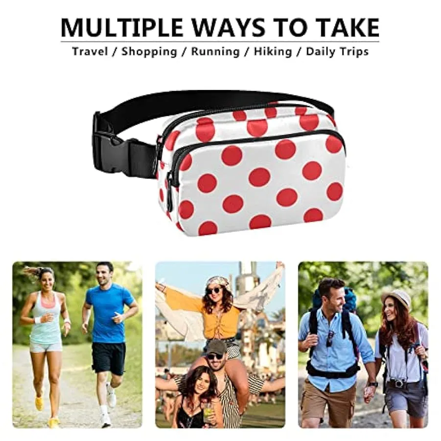 Marsupio a pois per donna uomo borsa a tracolla impermeabile ovunque borsa a tracolla borsa a tracolla borsa a tracolla alla mod