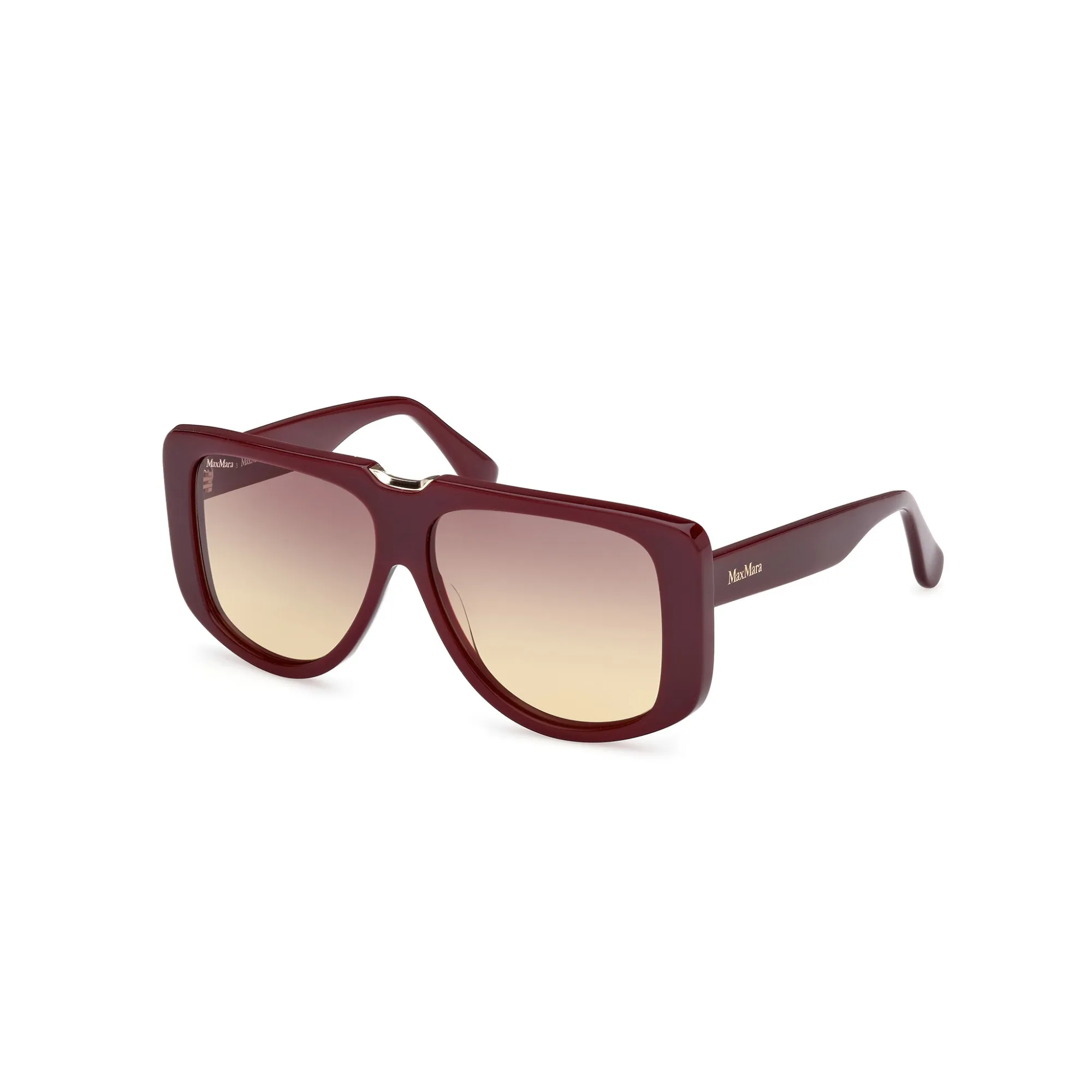  Max Mara MM 0075 SPARK1 - 69F Bordeaux Lucido | Occhiale Da Sole Donna 