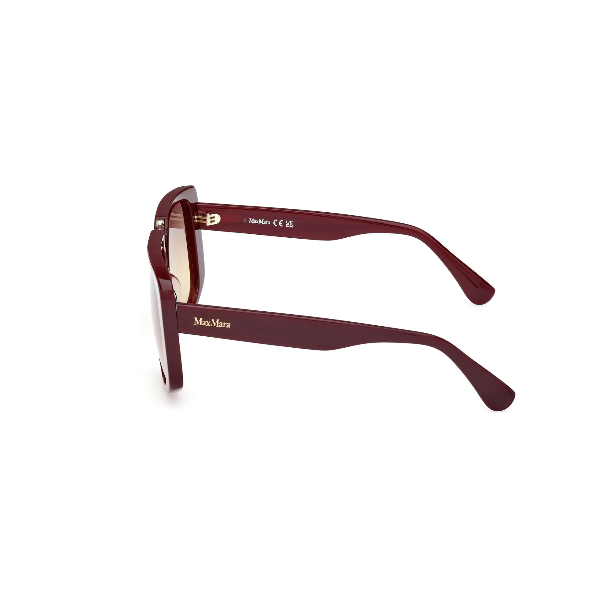   Max Mara MM 0075 SPARK1 - 69F Bordeaux Lucido | Occhiale Da Sole Donna 