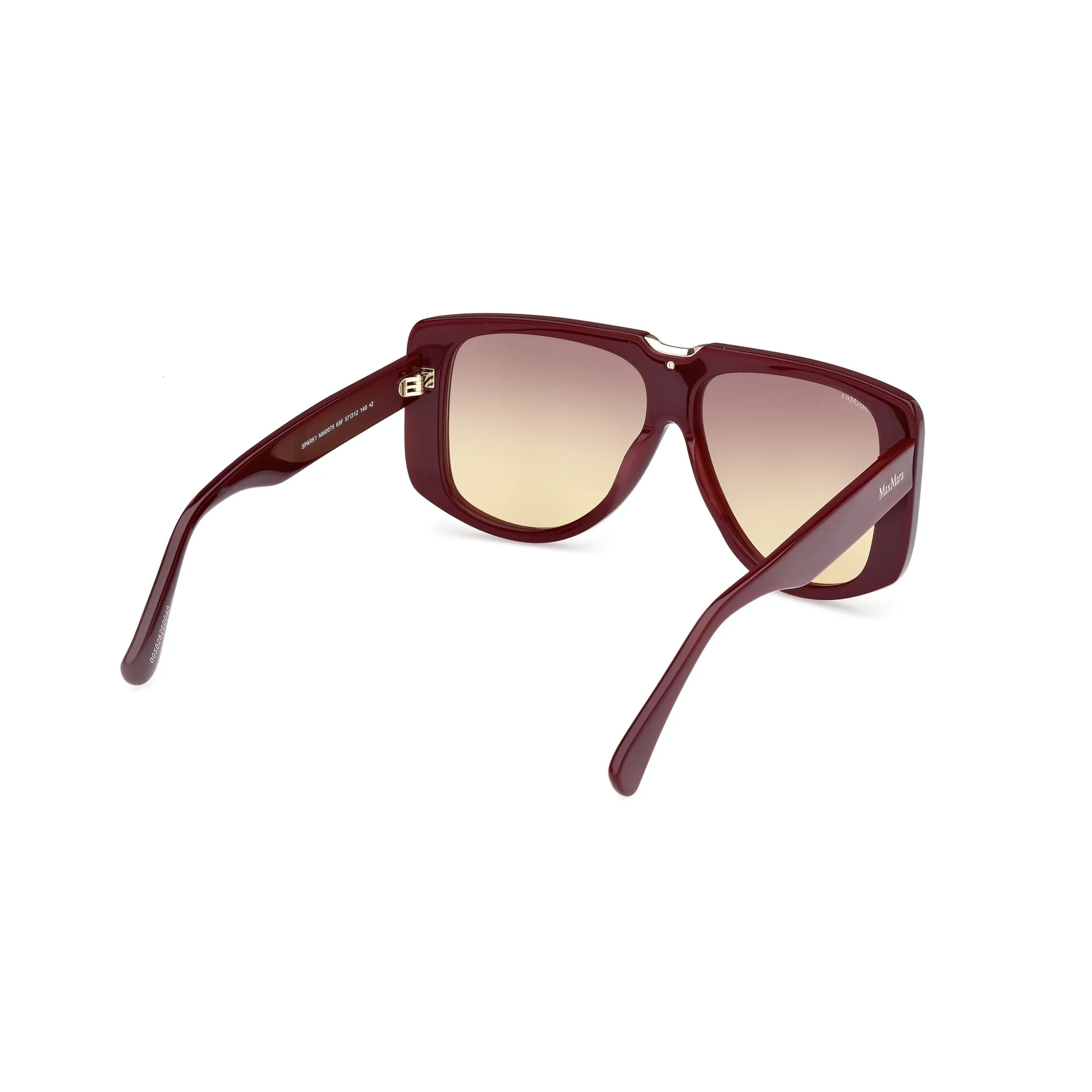   Max Mara MM 0075 SPARK1 - 69F Bordeaux Lucido | Occhiale Da Sole Donna 