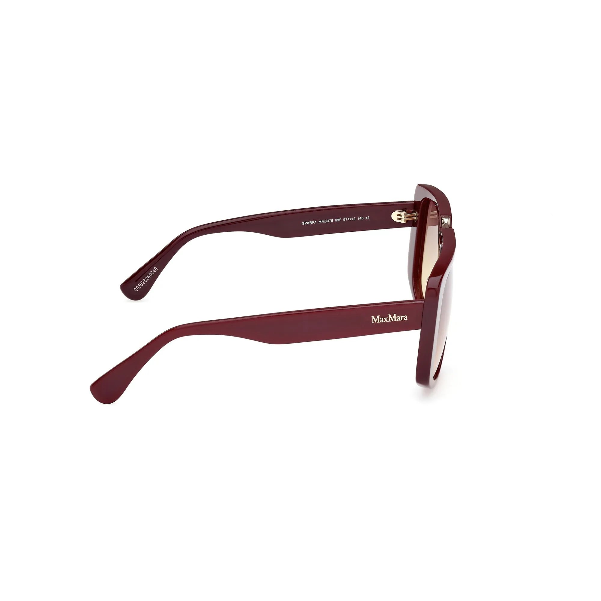   Max Mara MM 0075 SPARK1 - 69F Bordeaux Lucido | Occhiale Da Sole Donna 