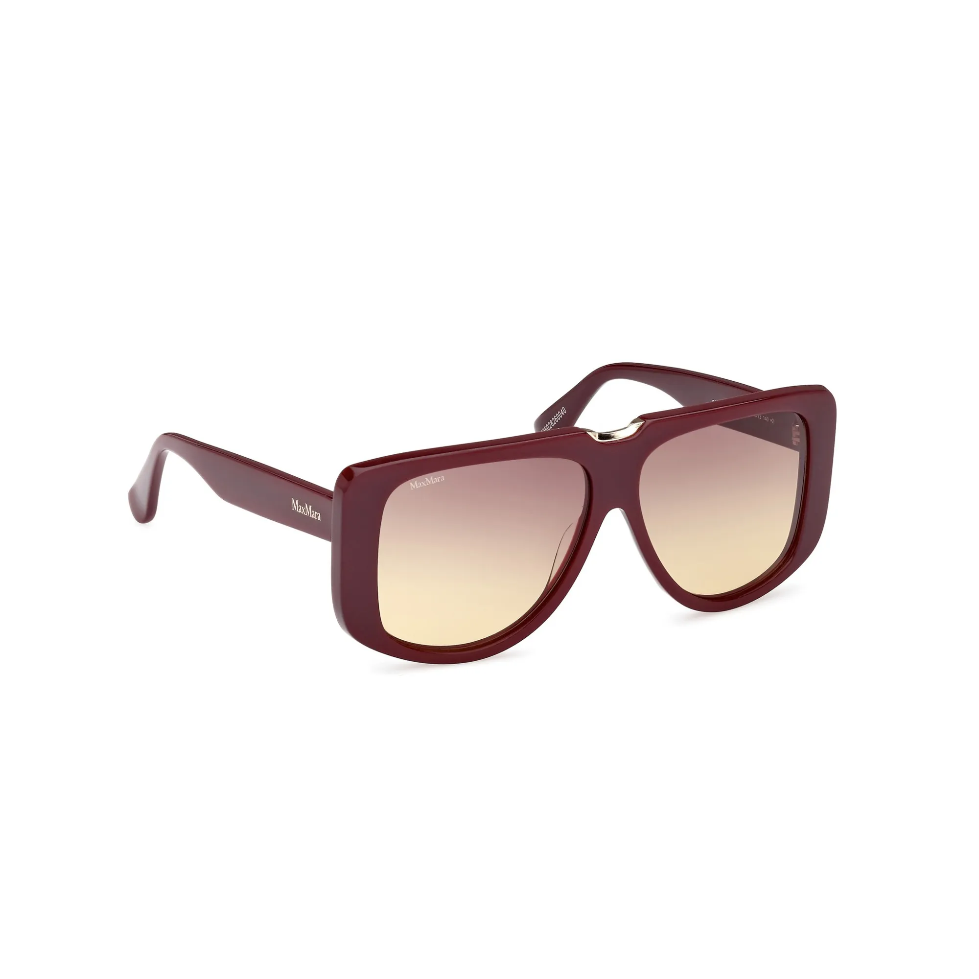   Max Mara MM 0075 SPARK1 - 69F Bordeaux Lucido | Occhiale Da Sole Donna 