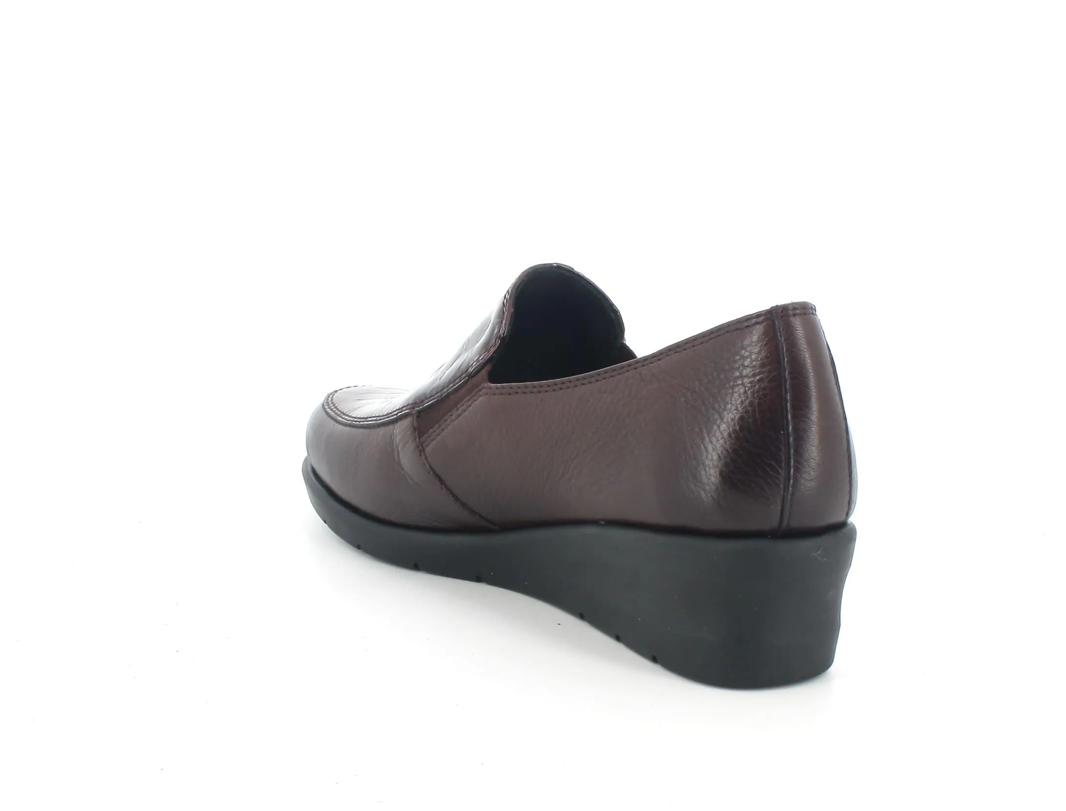 Melluso donna mocassini in pelle bordeaux