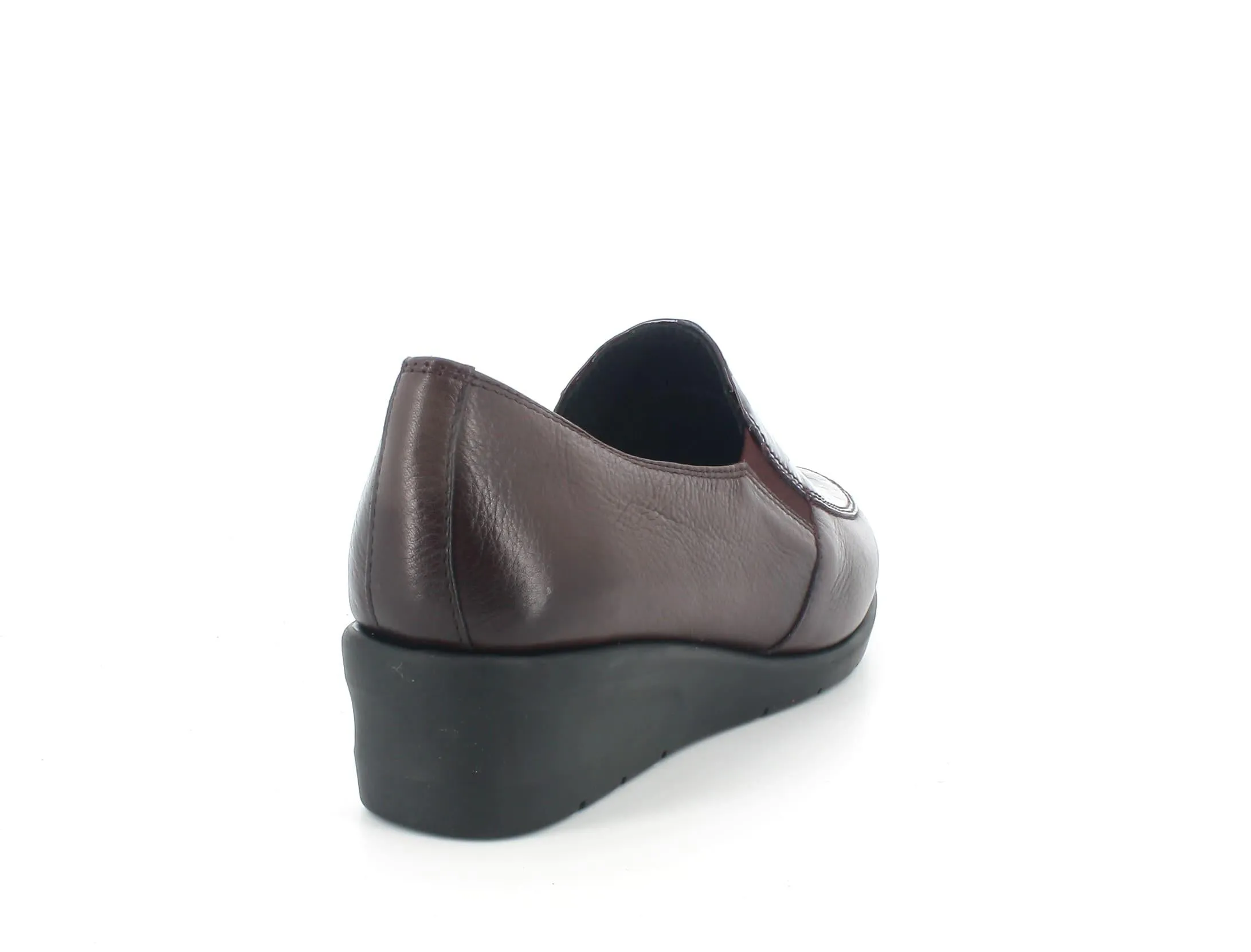 Melluso donna mocassini in pelle bordeaux