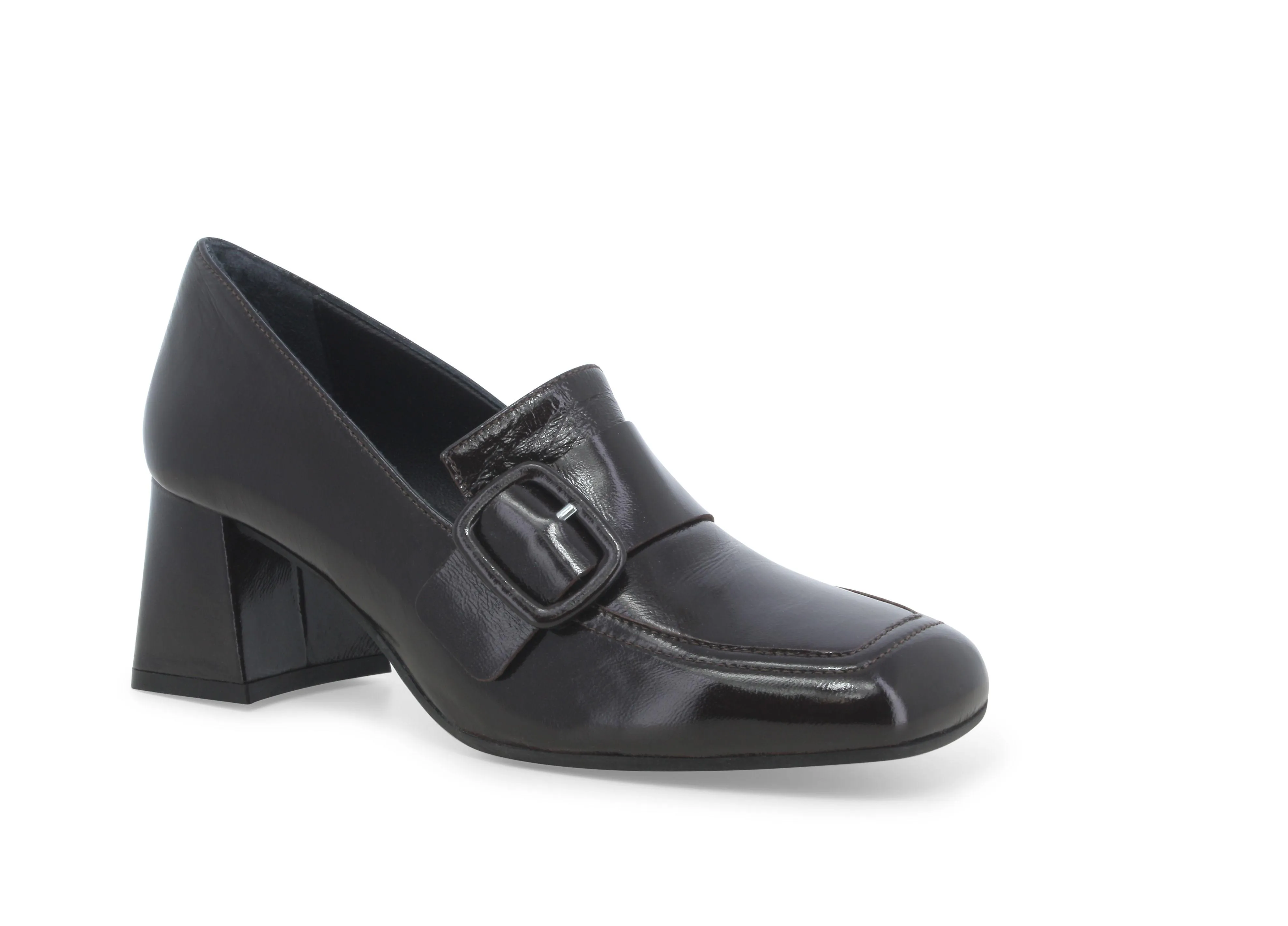 Melluso Mocassino donna in vernice harrods moro v5722w