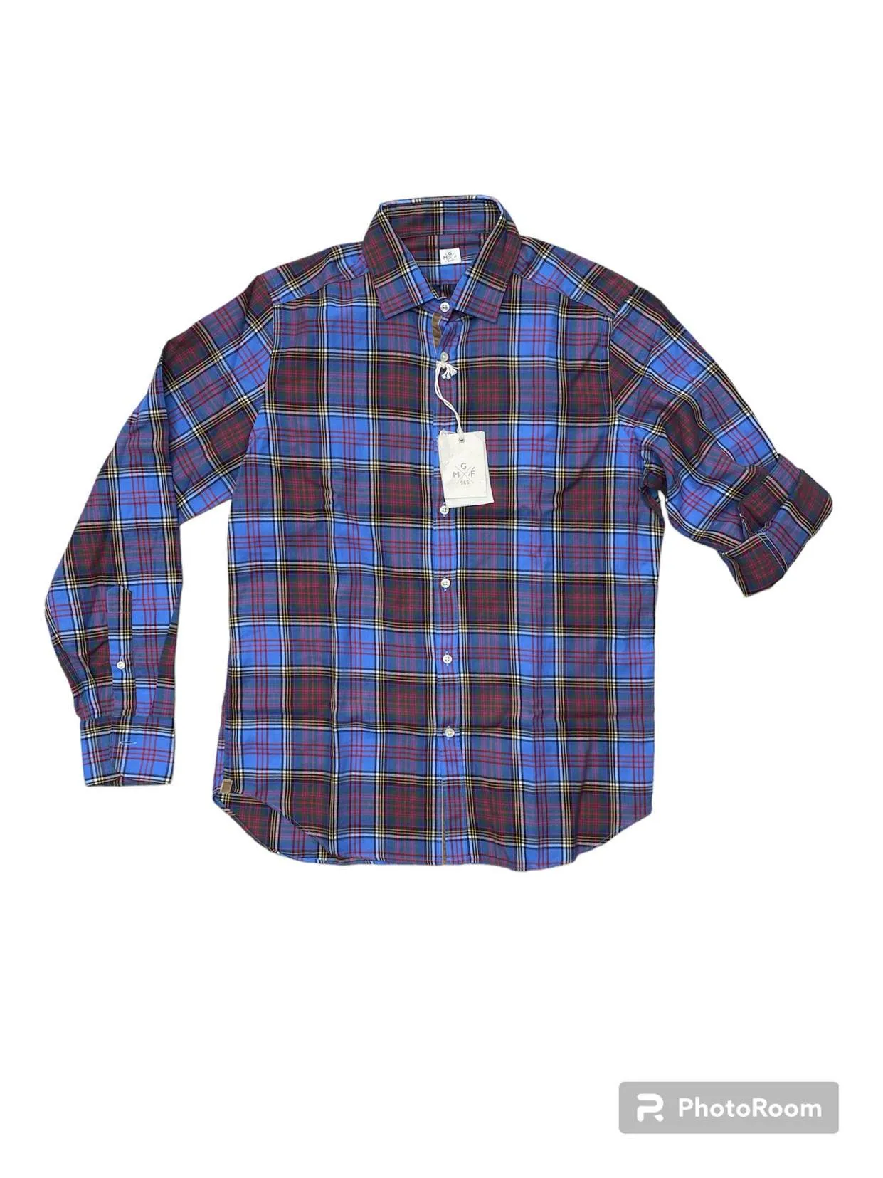 MGF camicia principe di galles multi color MAG 5065
