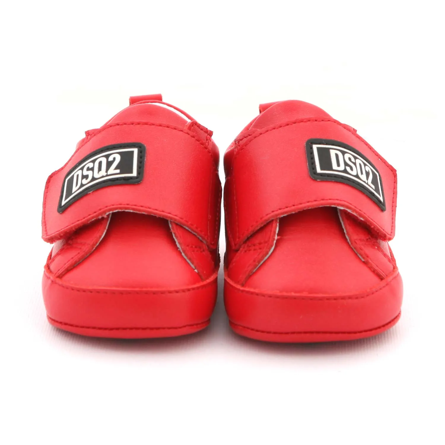 Mini Sneaker In Pelle Rossa Bebè Unisex