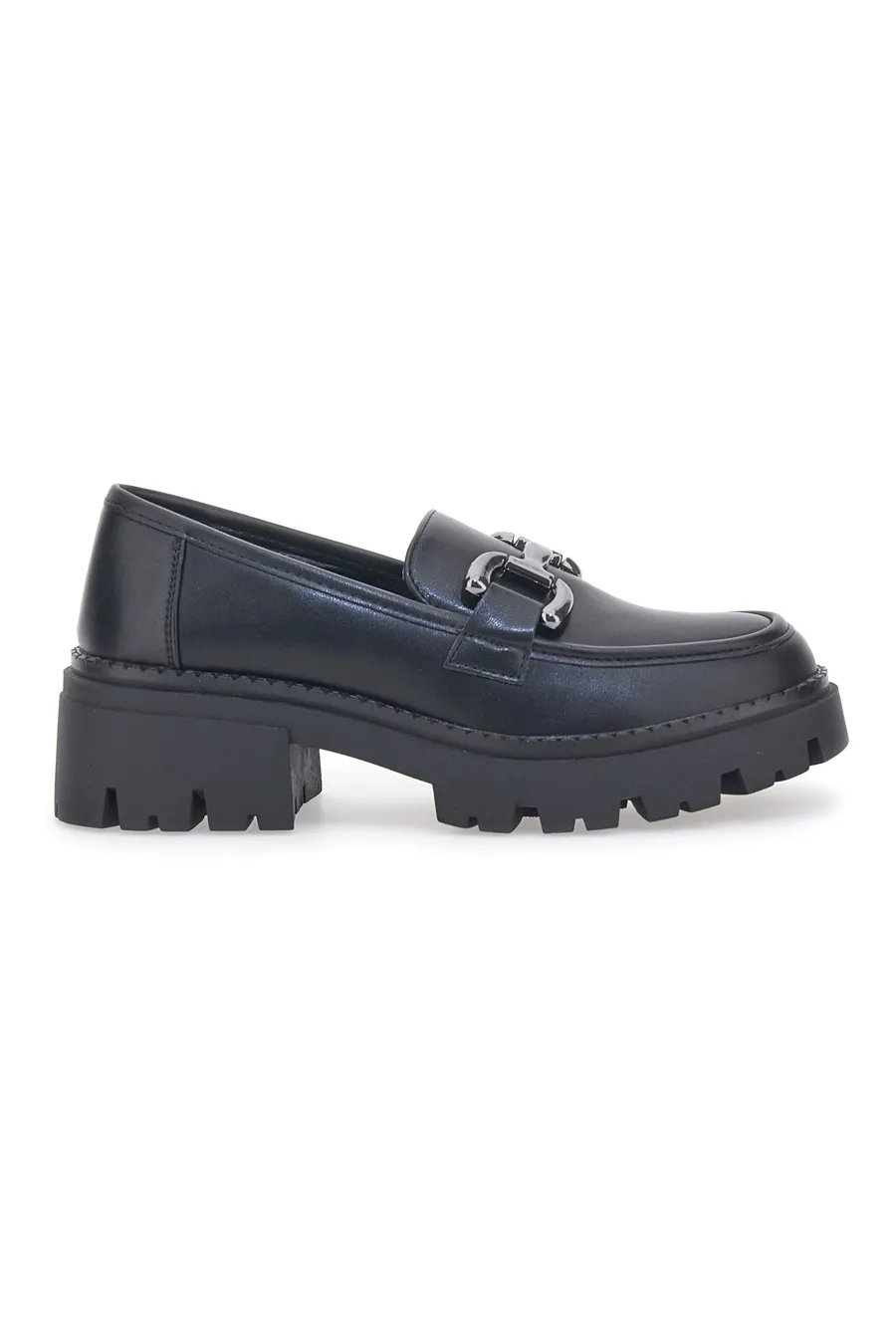 Mocassini Neri Con Platform Energy 208