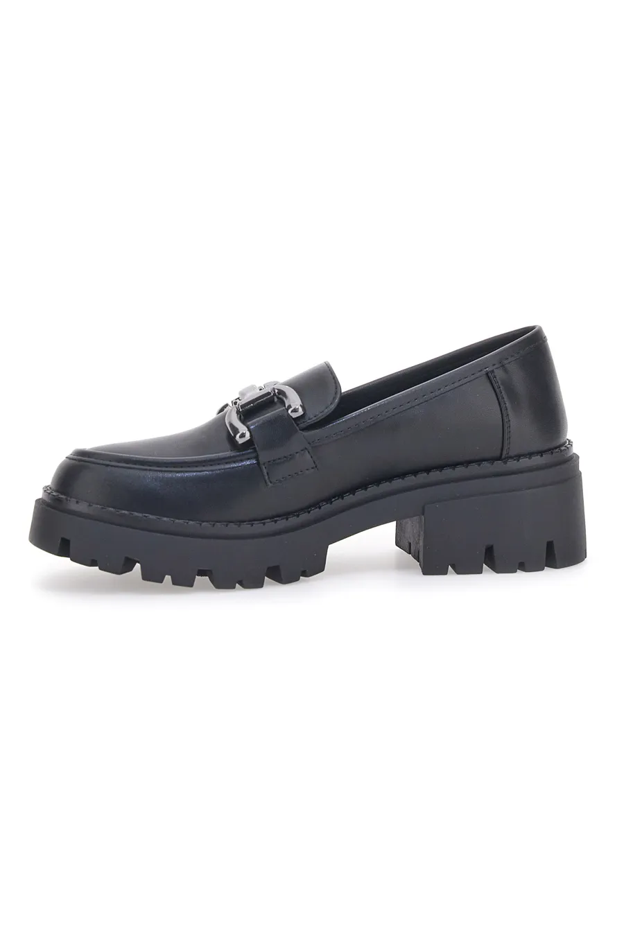 Mocassini Neri Con Platform Energy 208