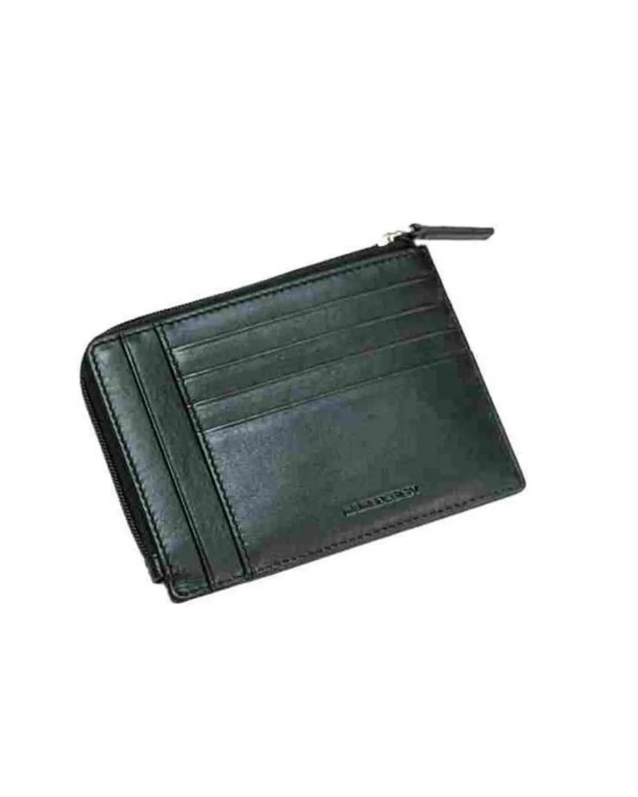 Momo Design - Portafoglio in pelle con zip RFID