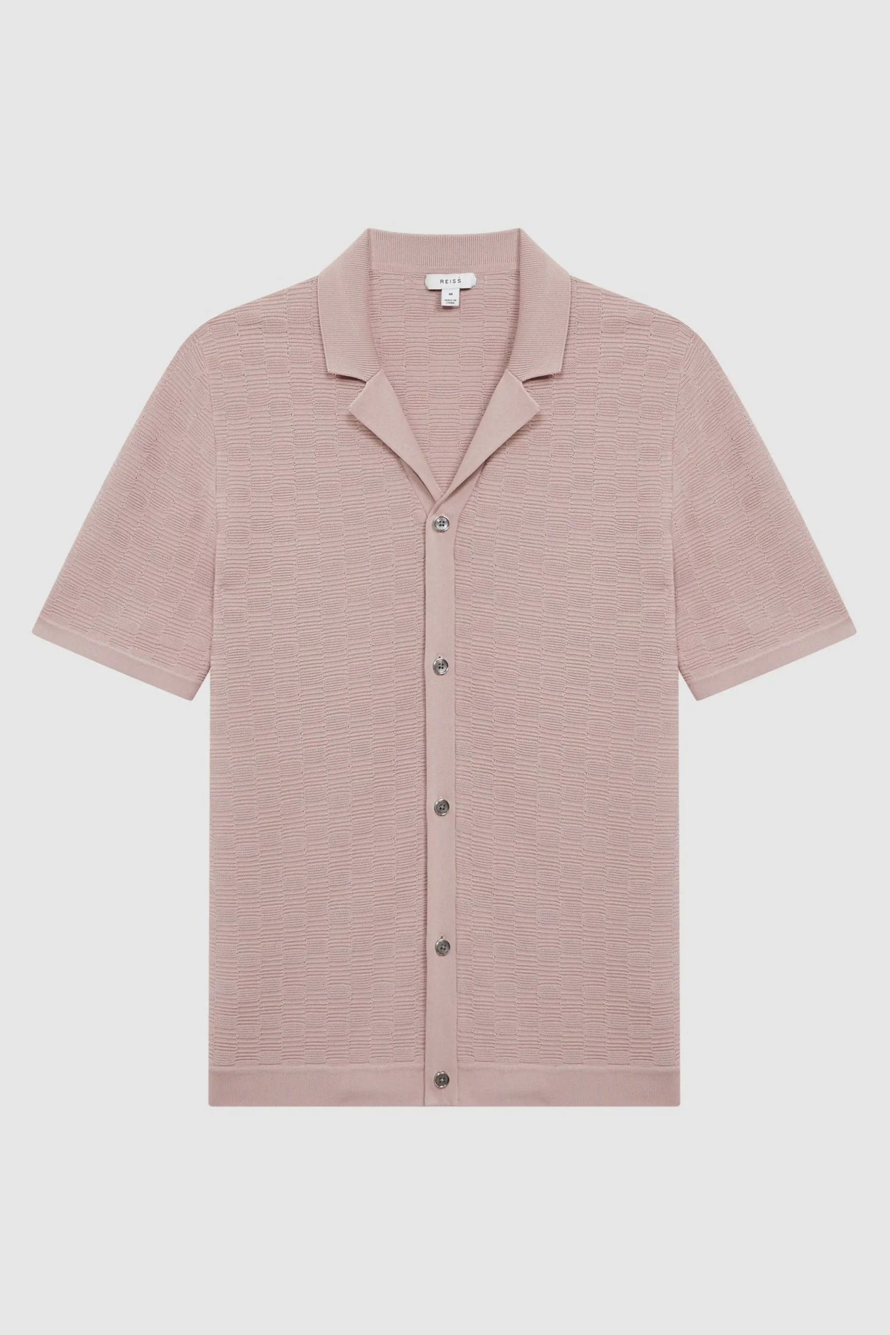 Multicolore - Lunar - Camicia testurizzata con bottoni    