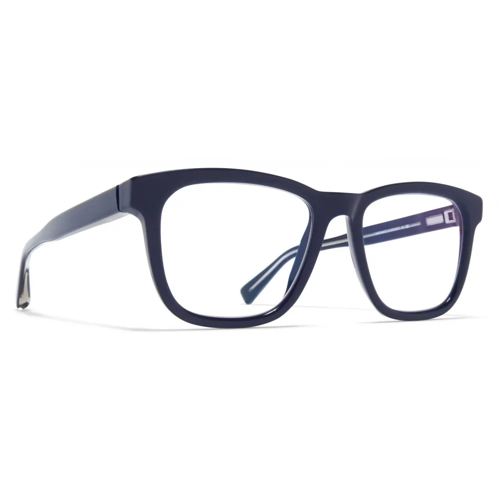 Mykita - Jaz - Acetate - Blu Indaco Argento Lucido - Acetate Glasses - Occhiali da Vista - Mykita Eyewear