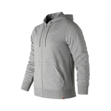 New Balance Essentials Full Zip Hoodie Athletic Grey