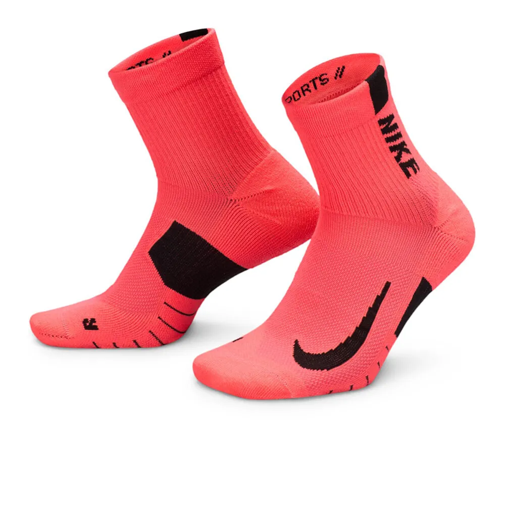 Nike Multiplier Running Ankle Calze (2 Pack) - FA24