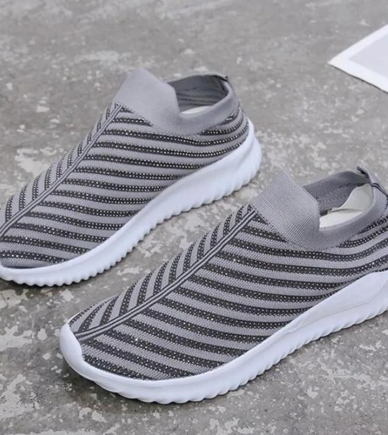 Nuove scarpe da ginnastica in cristallo da donna primavera autunno scarpe piatte con cerniera casual da donna scarpe vulcanizzat