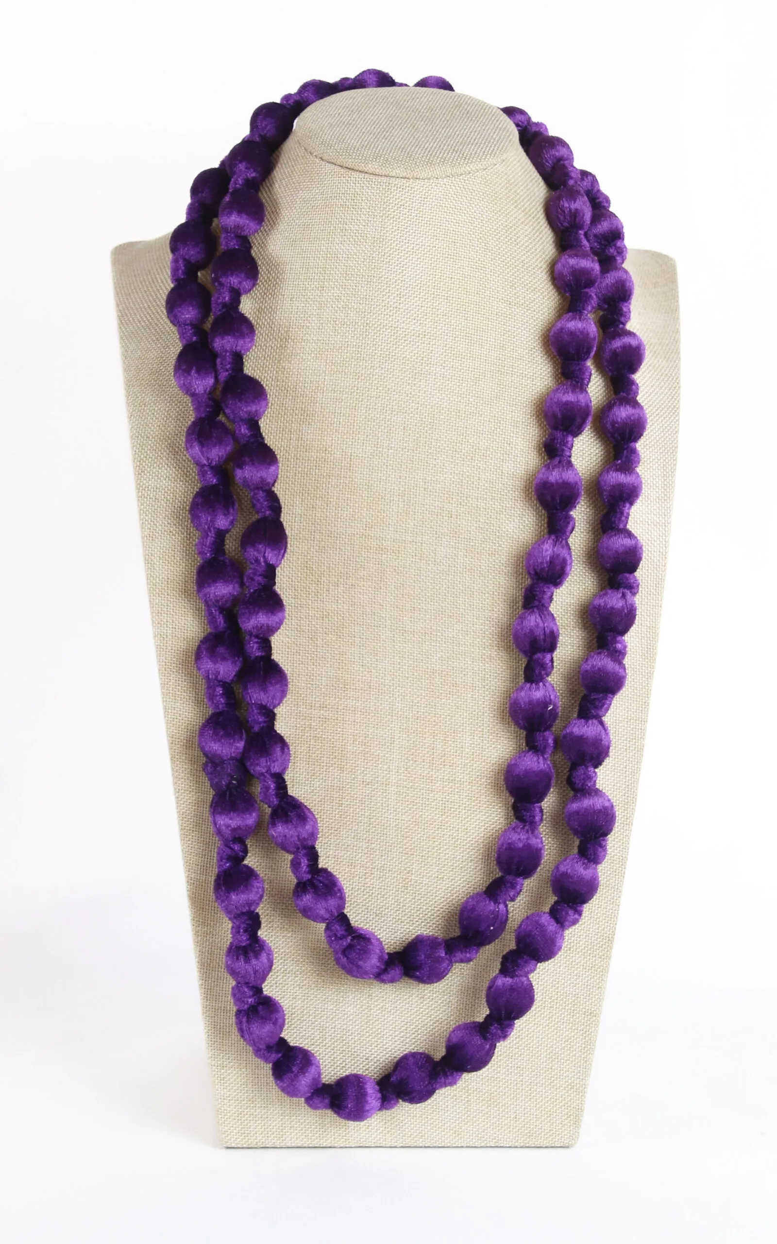 Off-On – collana lunga – viola