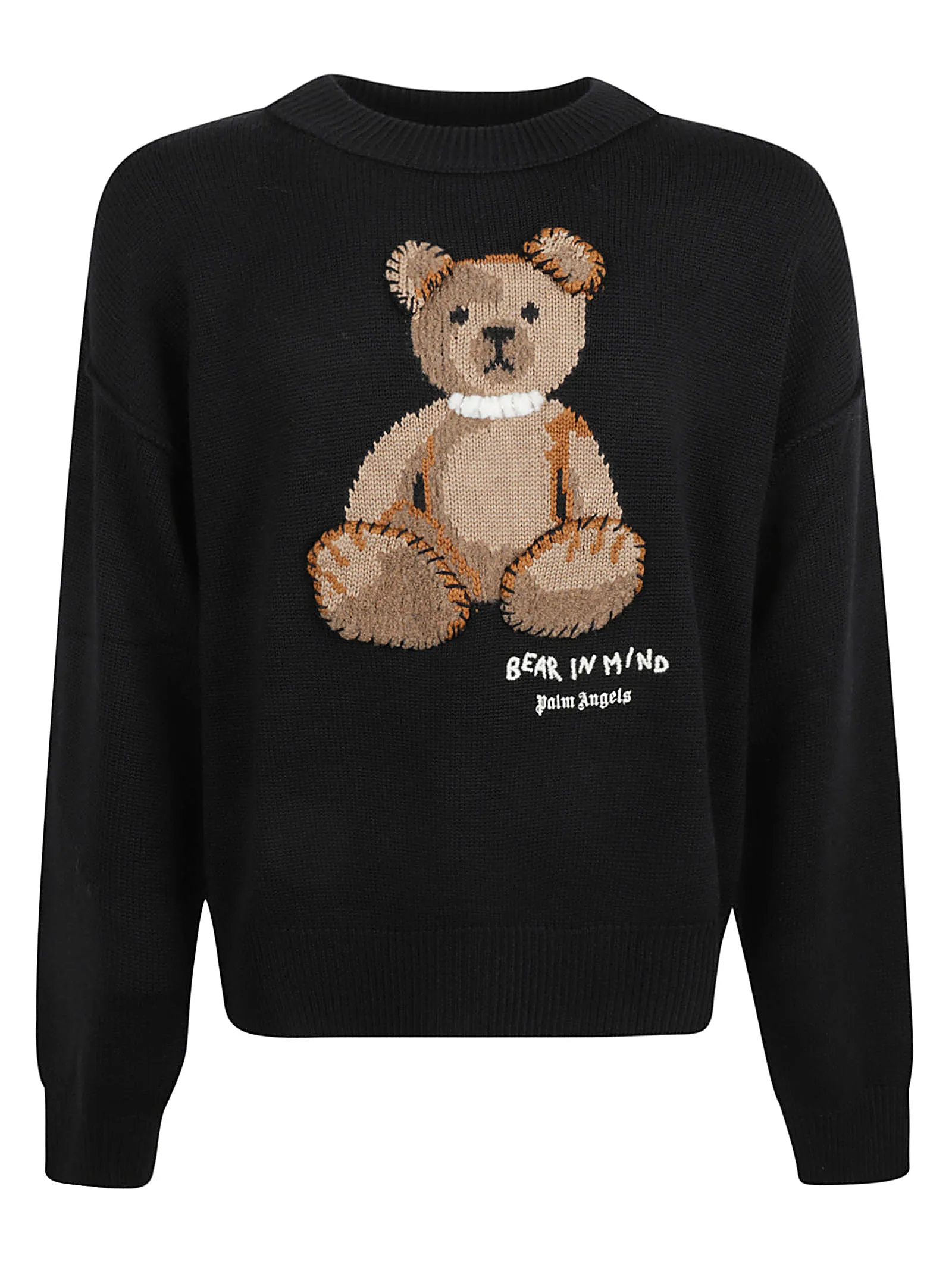 PALM ANGELSBEAR IN MIND SWEATER BLACK BROW