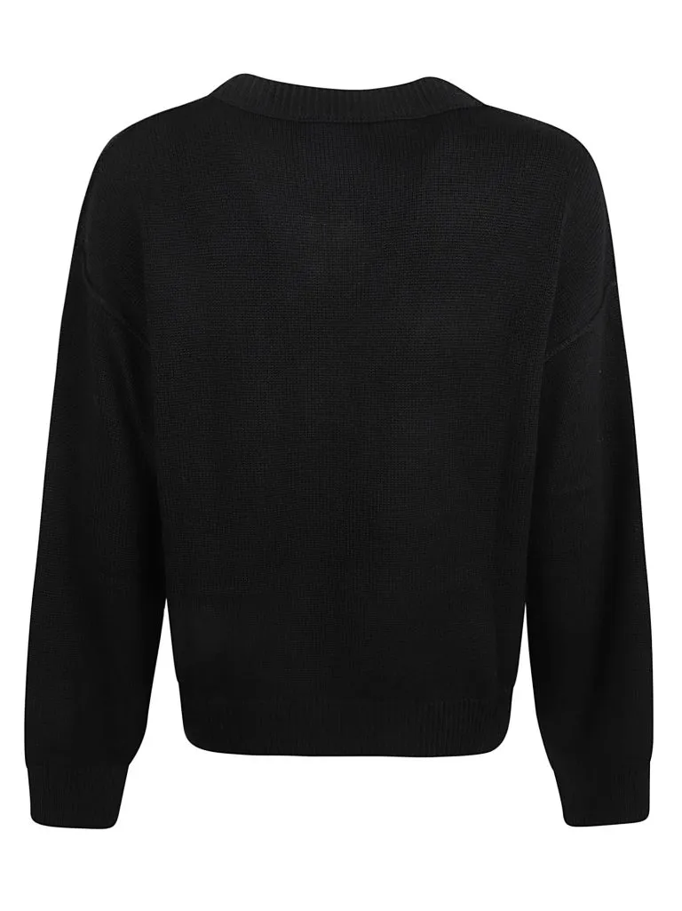 PALM ANGELSBEAR IN MIND SWEATER BLACK BROW