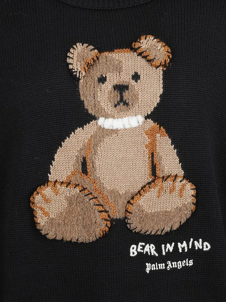 PALM ANGELSBEAR IN MIND SWEATER BLACK BROW