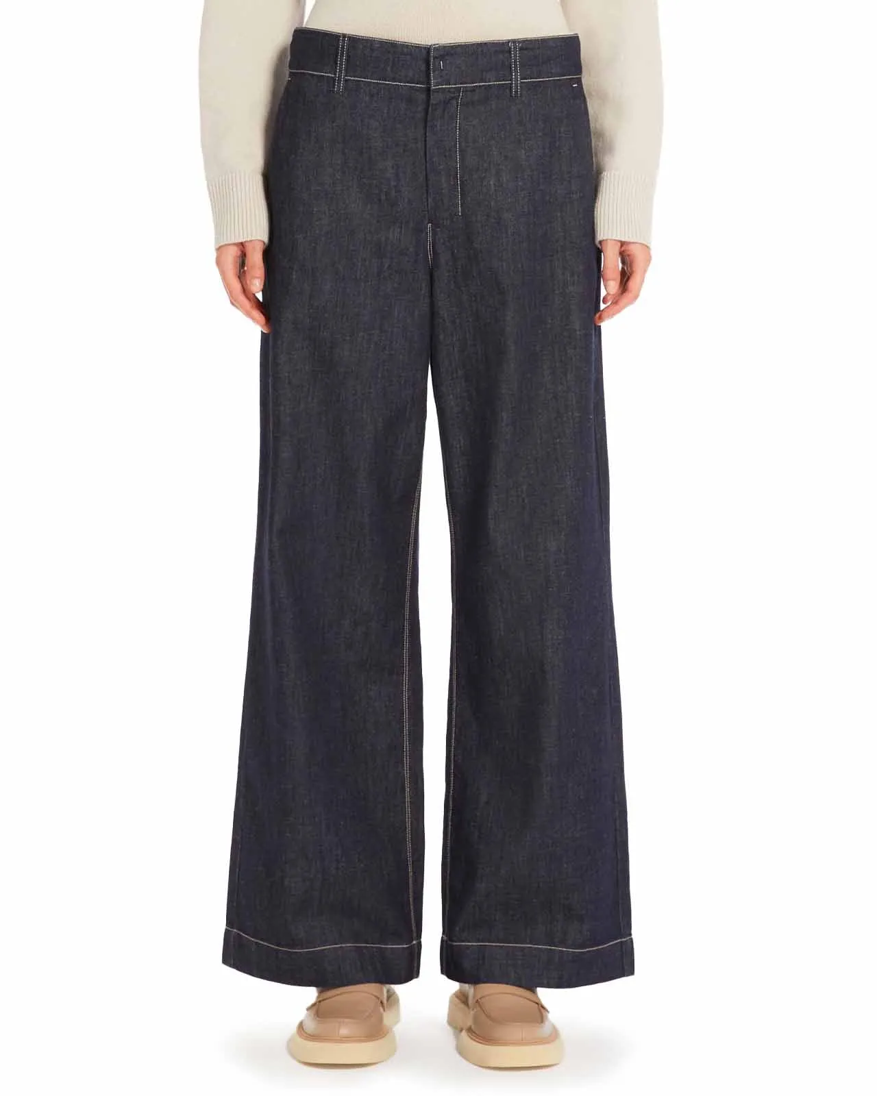 Pantalone Amerigo denim lino
