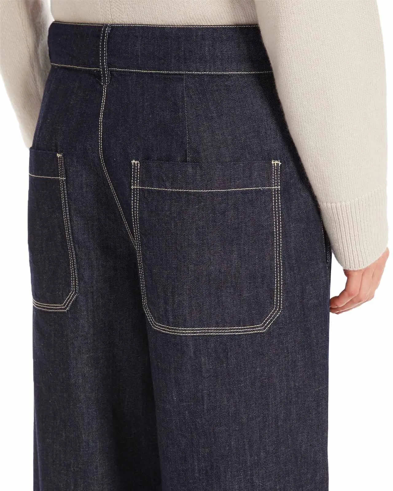 Pantalone Amerigo denim lino