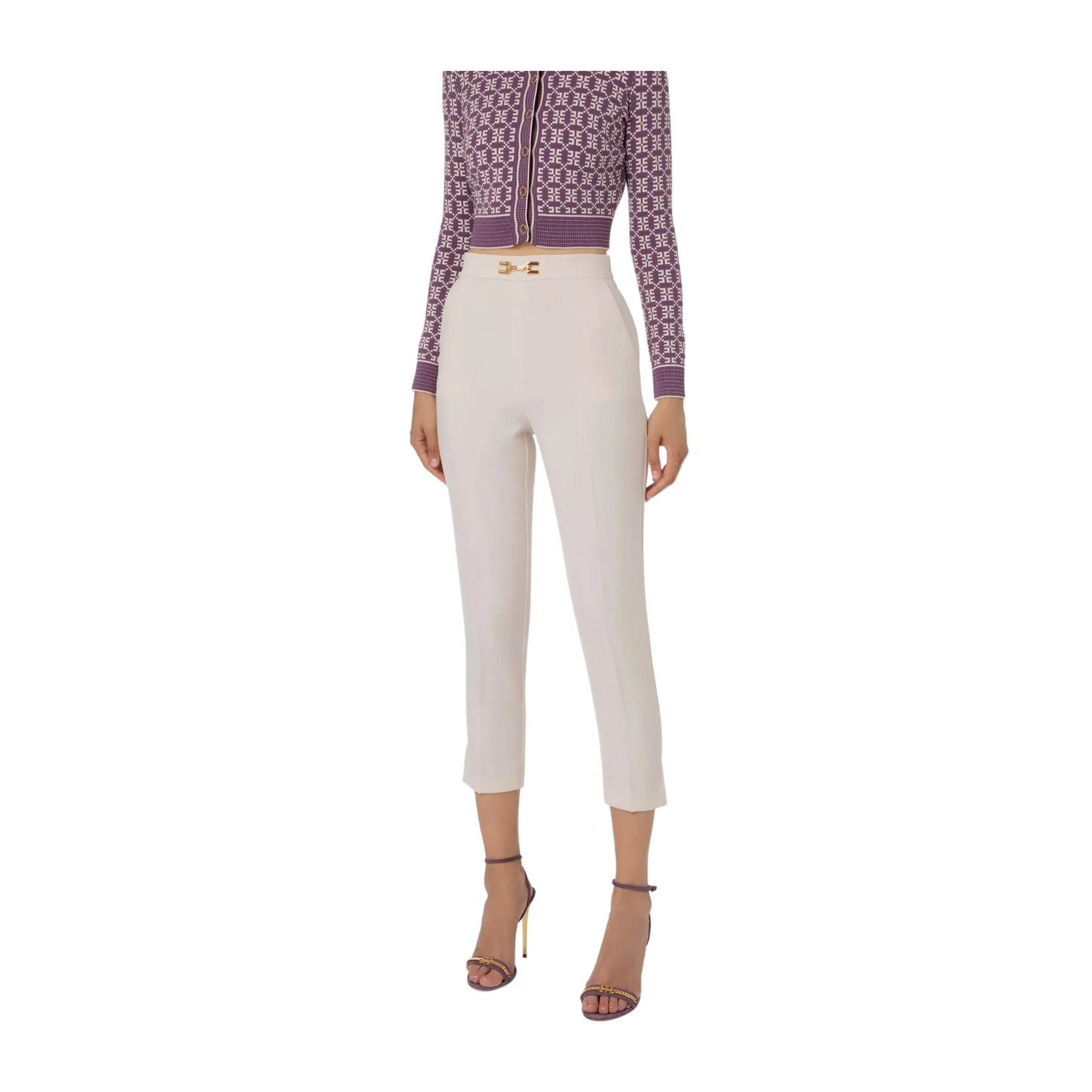 Pantalone Donna Burro con morsetto