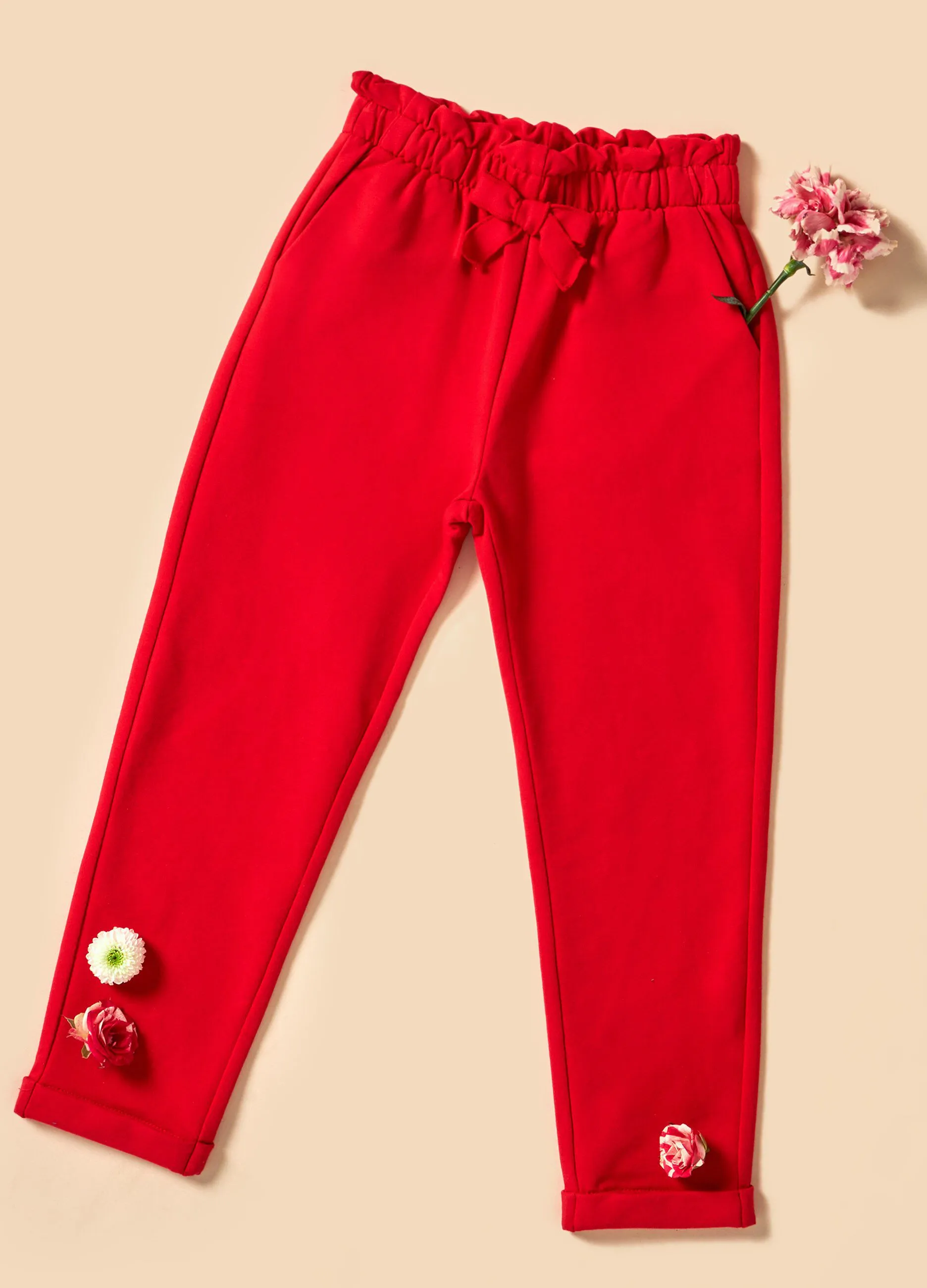Pantalone in felpa di cotone stretch IANA bambina