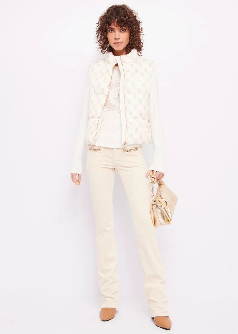 Pantaloni bootcut in velluto