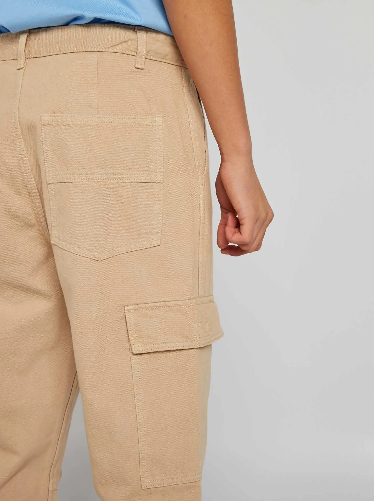 Pantaloni cargo - BEIGE