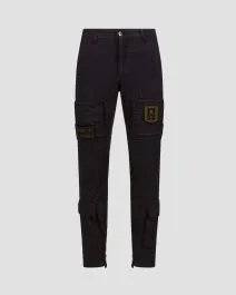 Pantaloni cargo blu scuro da uomo Aeronautica Militare