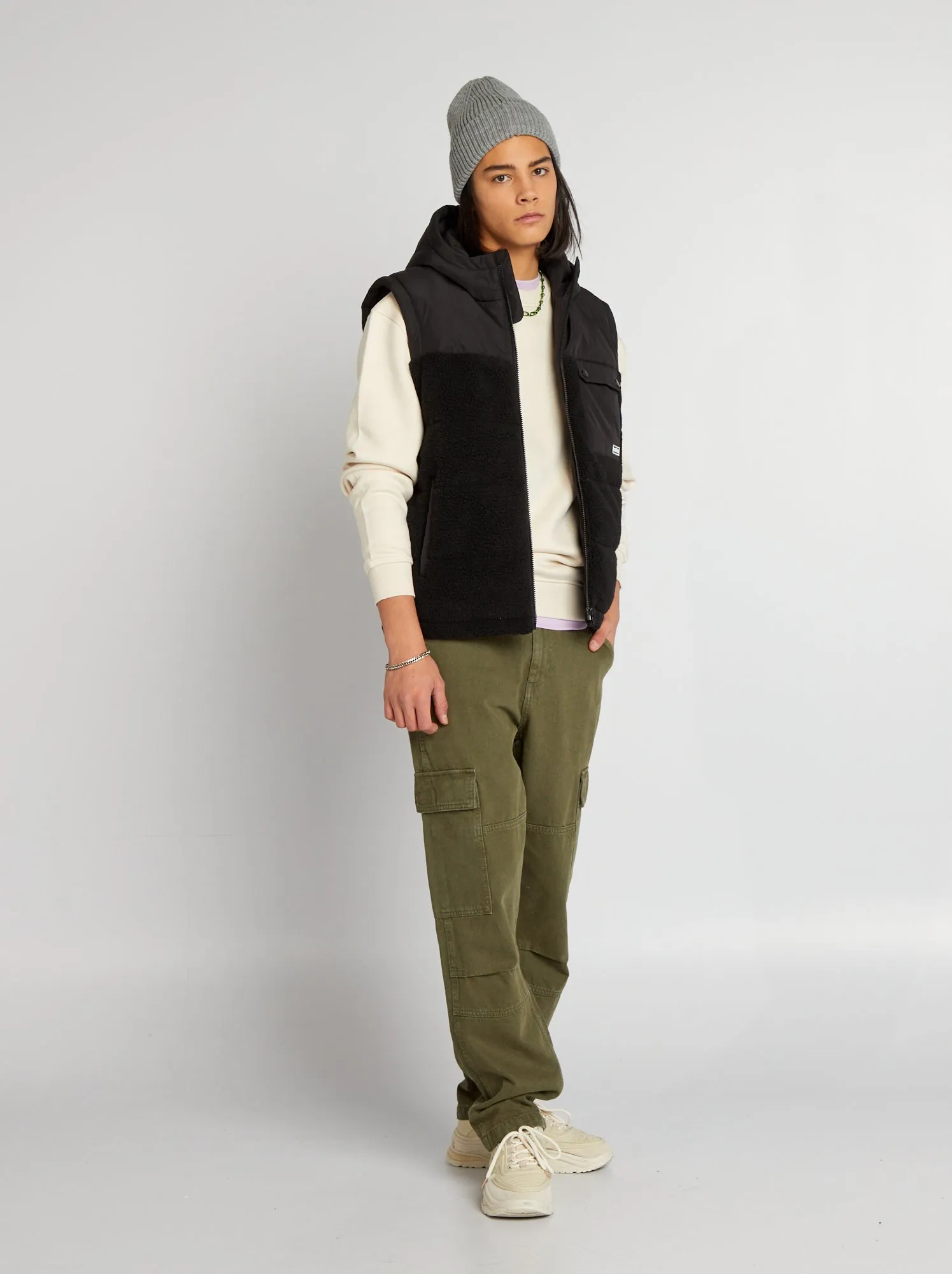 Pantaloni cargo - VERDE