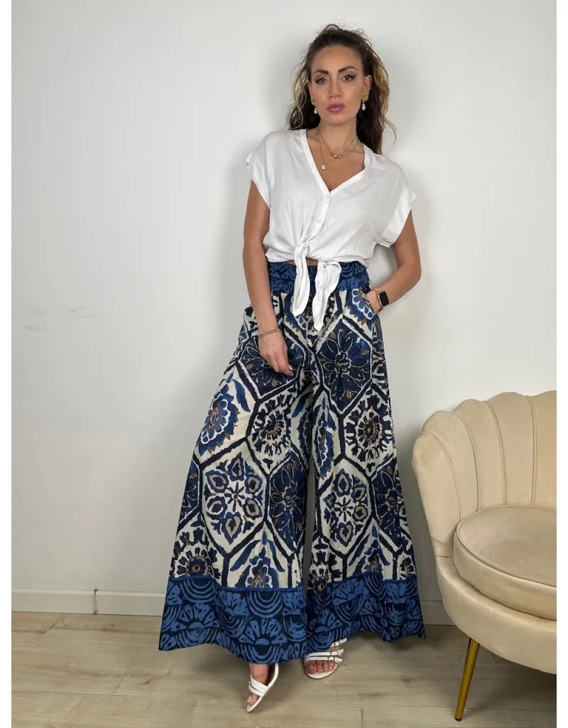 PANTALONI CARMY BLU
