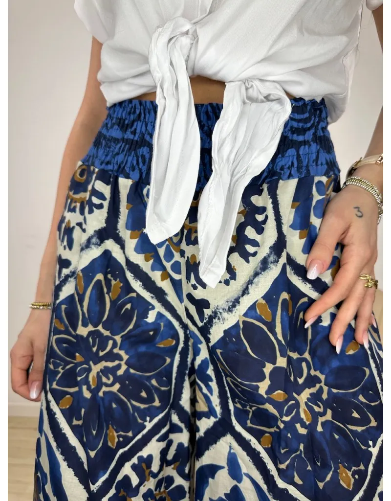 PANTALONI CARMY BLU