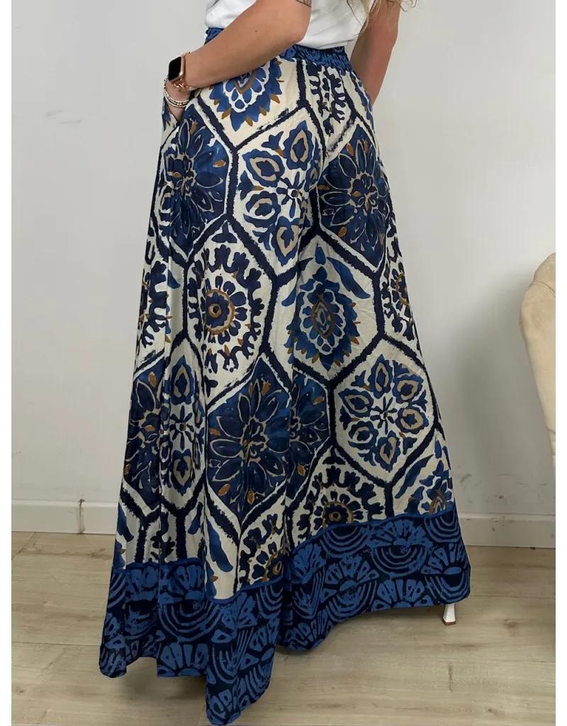 PANTALONI CARMY BLU