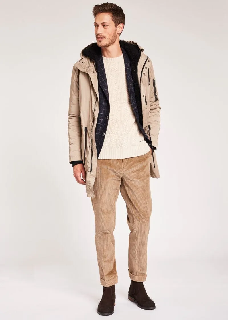 Pantaloni chino in velluto