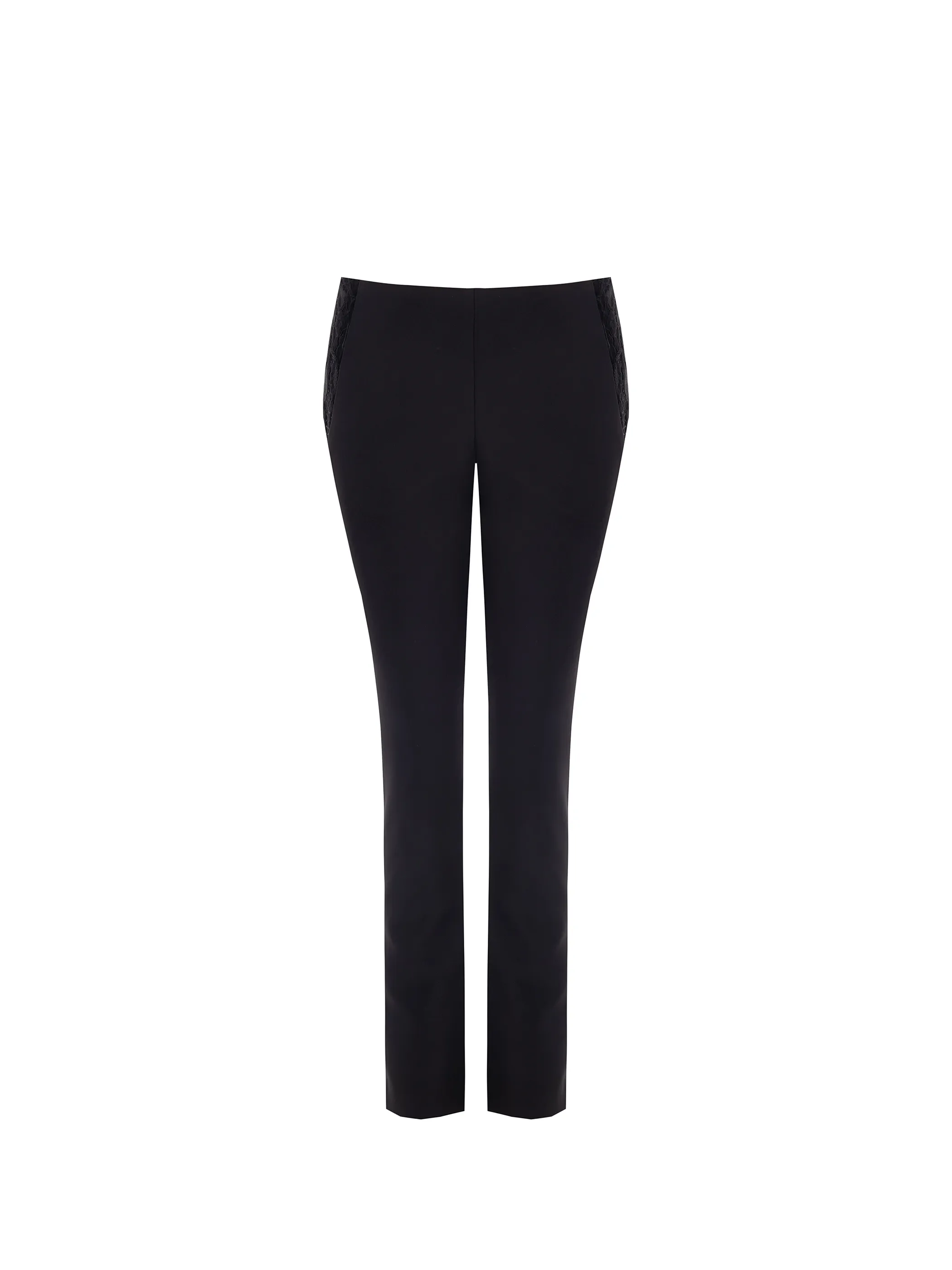      Pantaloni con inserto Pizzo & Velluto     