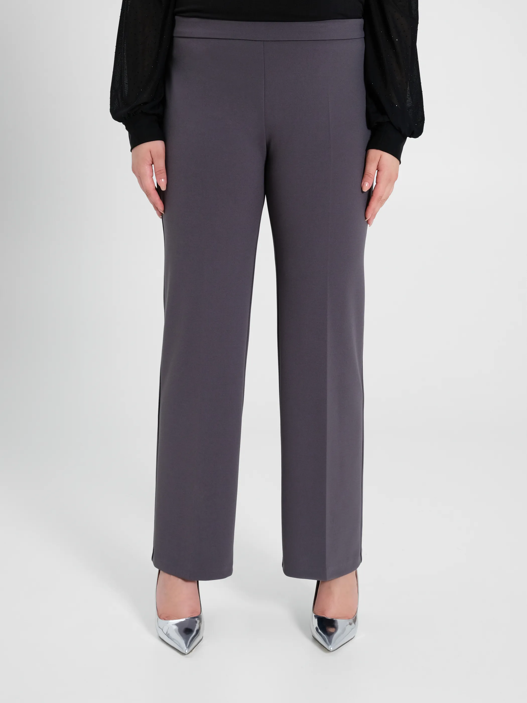      Pantaloni Curvy Grigio Scuro     