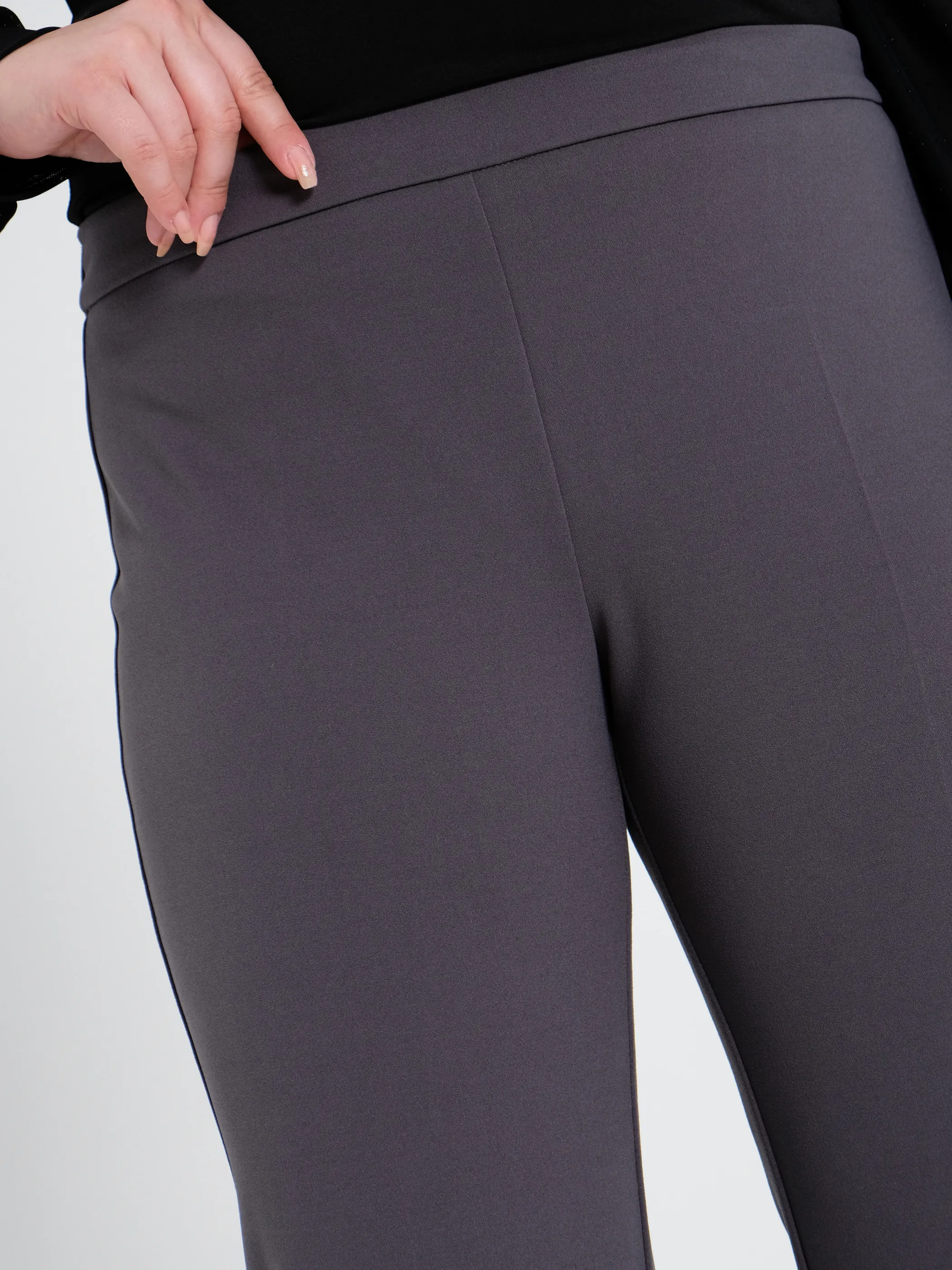      Pantaloni Curvy Grigio Scuro     