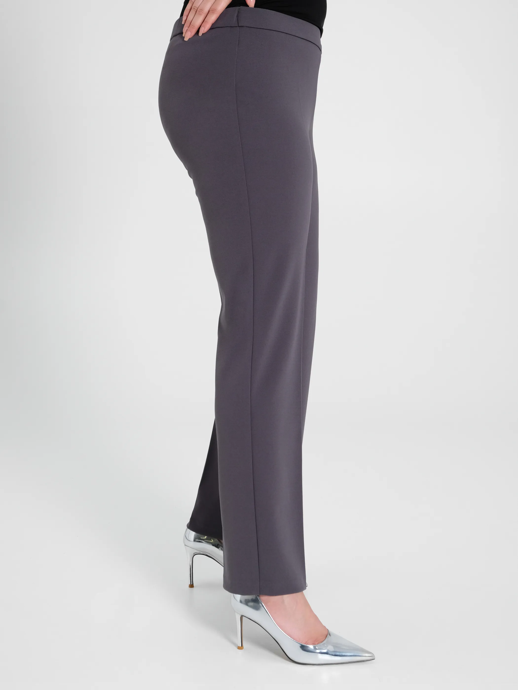      Pantaloni Curvy Grigio Scuro     