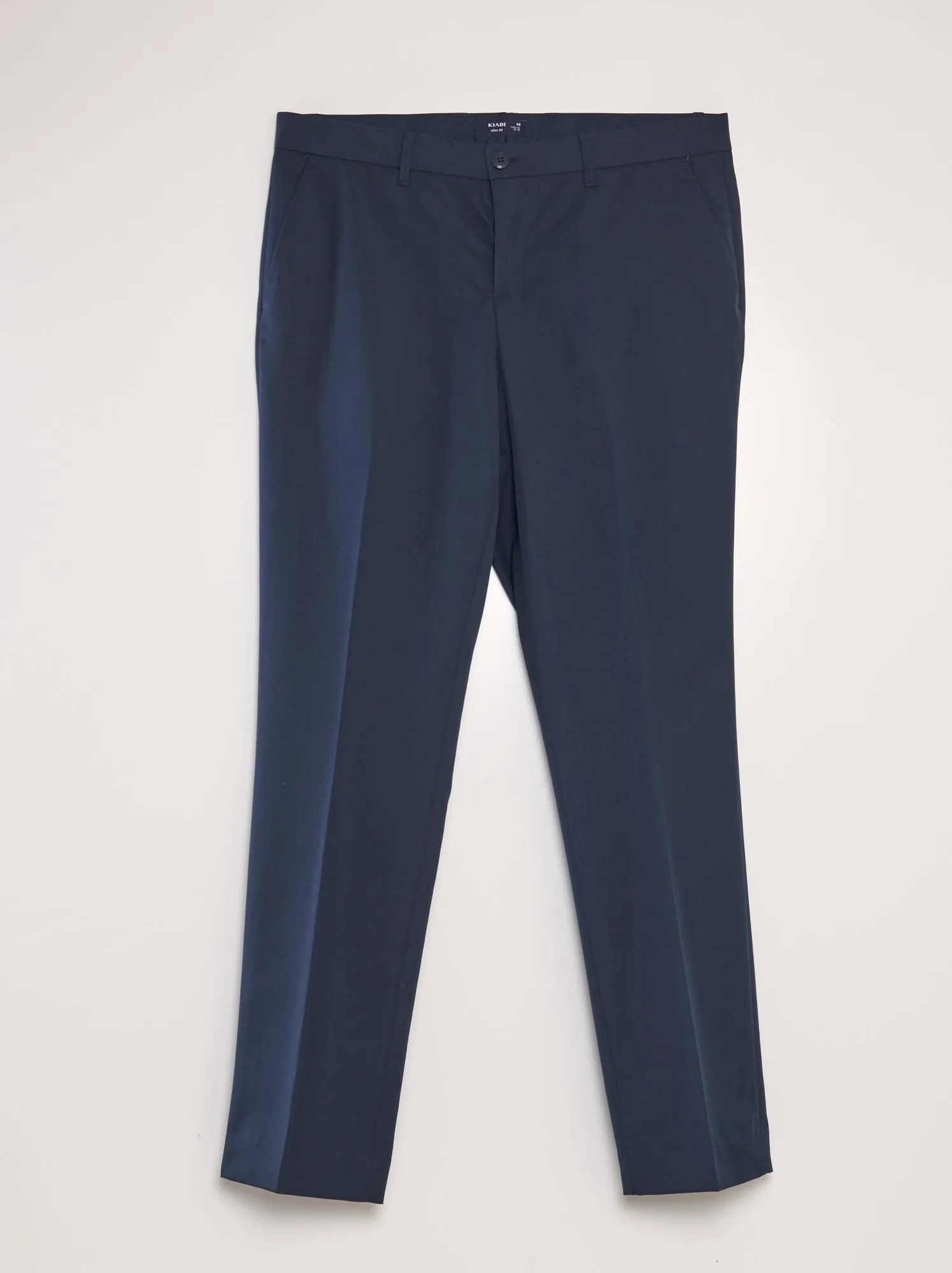 Pantaloni da completo slim - blu