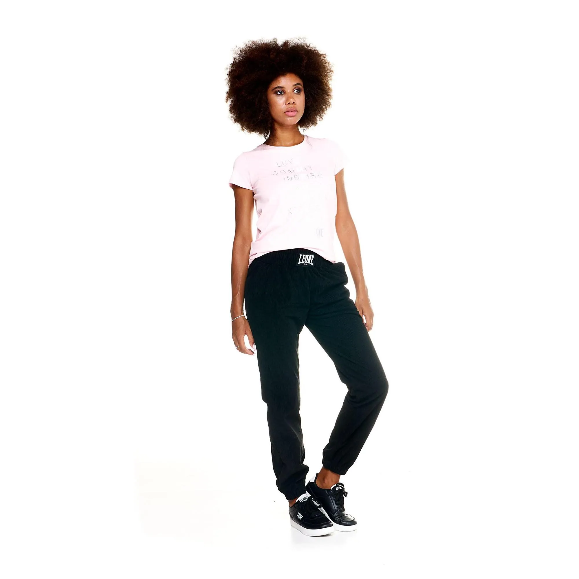 Pantaloni da tuta in velluto a coste Leone donna Leisure