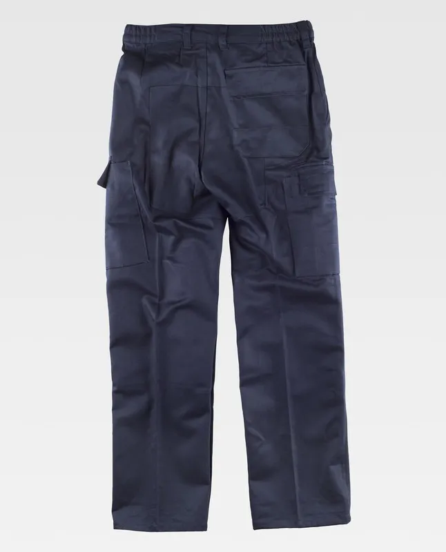 Pantaloni ignifughi e antistatici 100% cotone ANTINCENDIO EN 11612 E ANTISTATICO EN1149 Navy