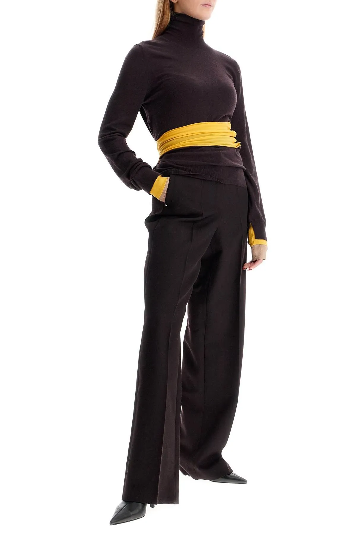 Pantaloni in grain de poudre
