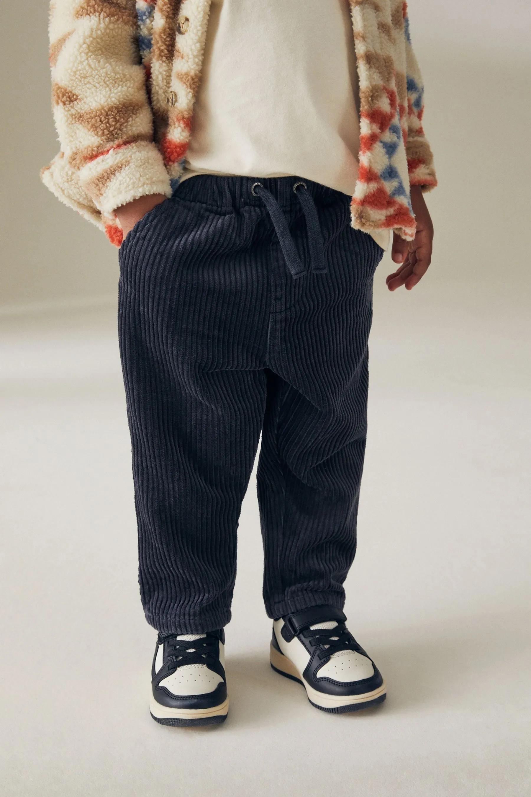 Pantaloni in velluto a coste 100% cotone (3mesi -7anni)    