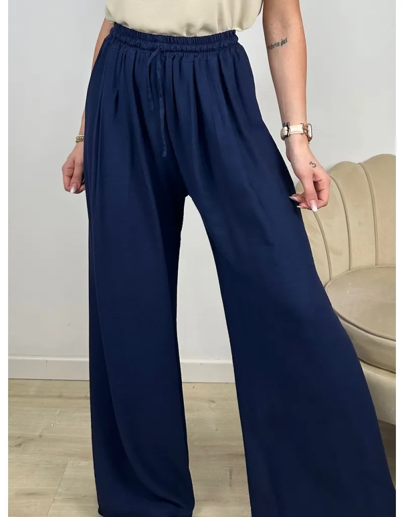 PANTALONI MARY BLU