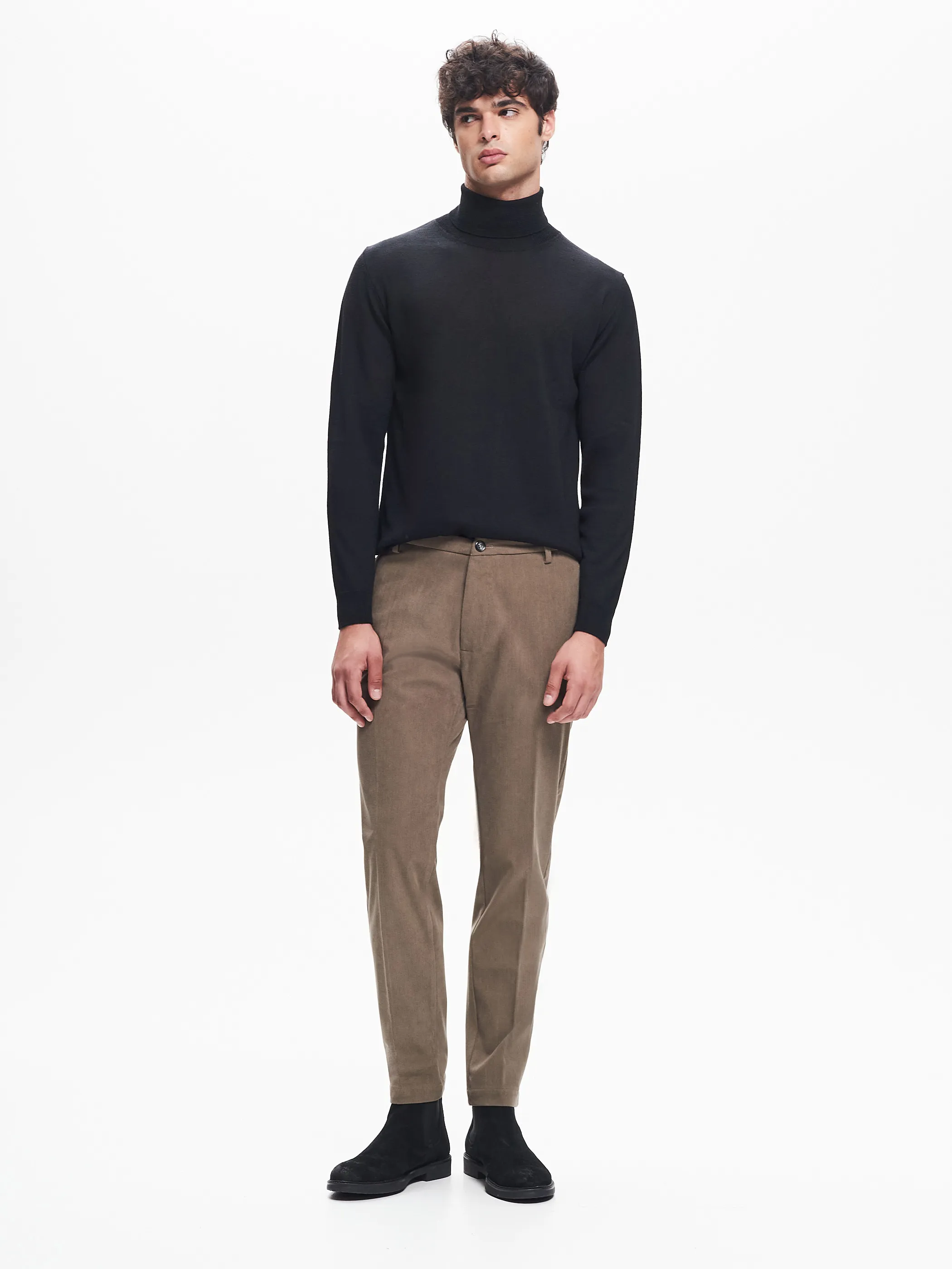      Pantaloni Regular-Fit Uomo Velluto QB24     