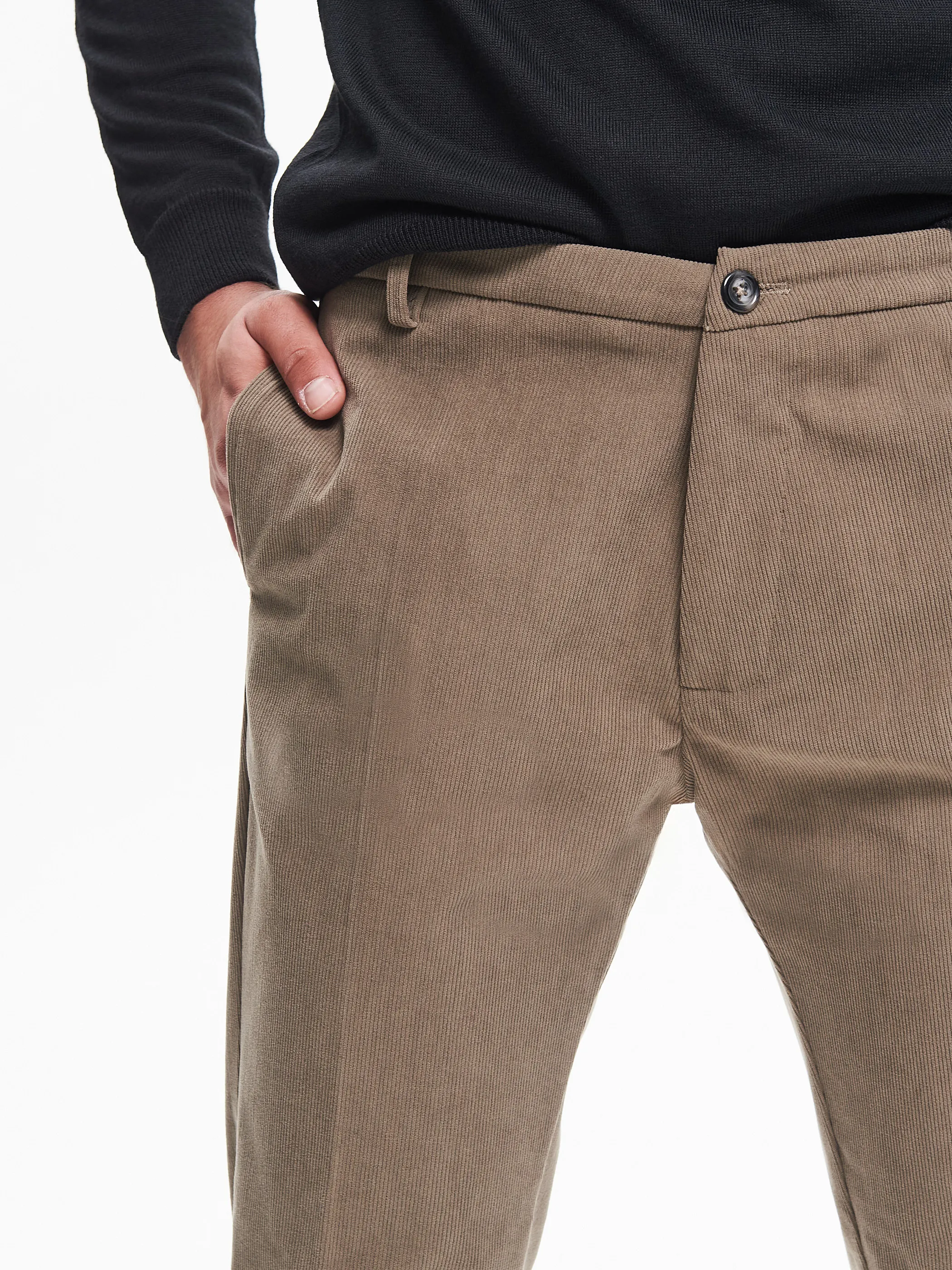      Pantaloni Regular-Fit Uomo Velluto QB24     