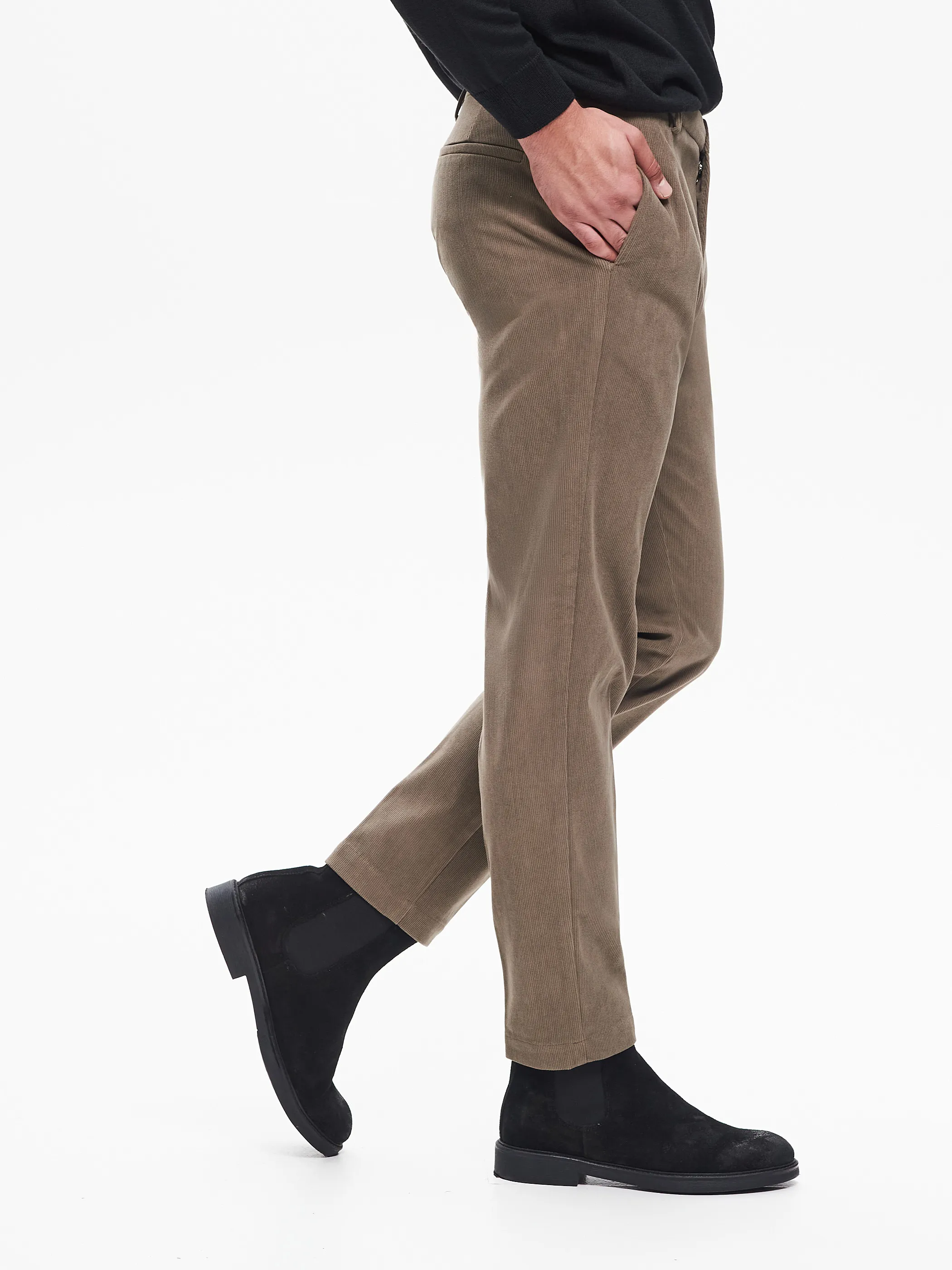      Pantaloni Regular-Fit Uomo Velluto QB24     