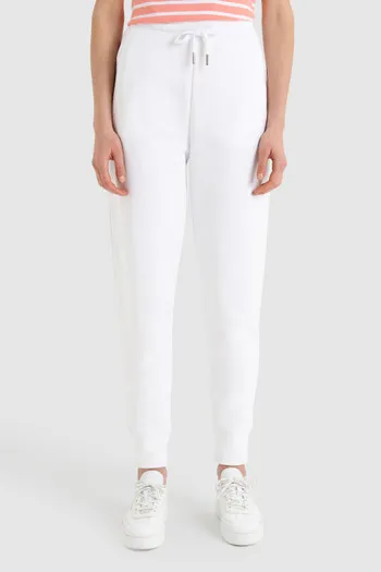 Pantaloni sportivi in puro cotone organico felpato                                                                              